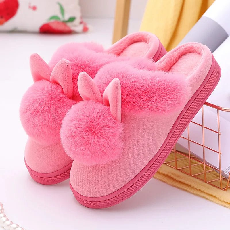 Chausson Lapin Kawaii Rose / 35-36