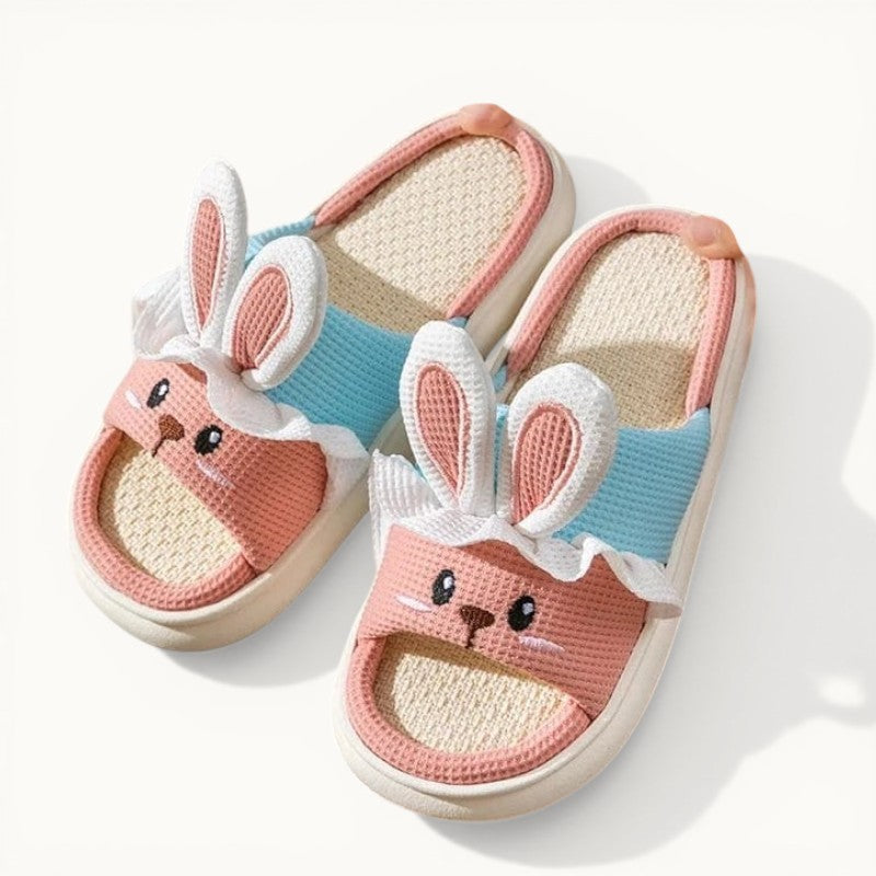 Chausson lapin - Lapou Rose / 35-36