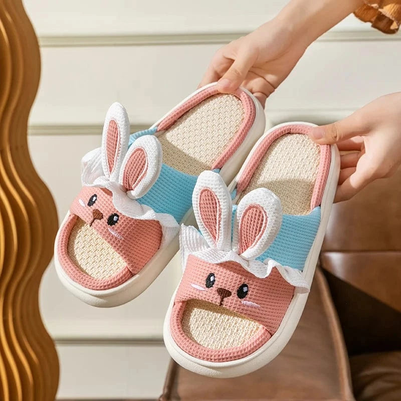 Chausson lapin - Lapou Rose / 35-36