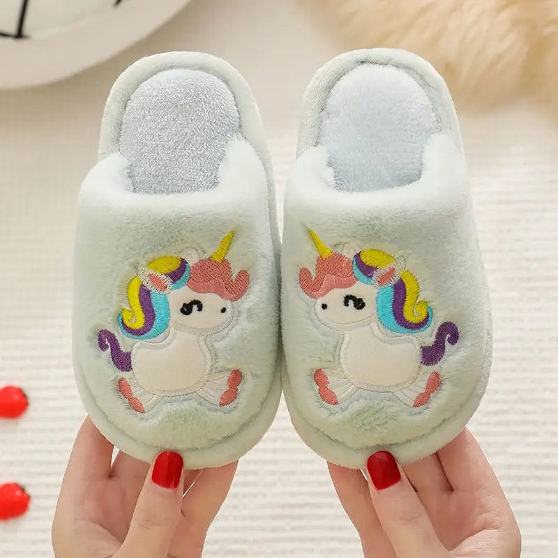 Chausson licorne enfant Bleu / 22-23