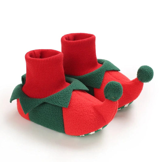 Chausson lutin bébé Rouge / 16-17