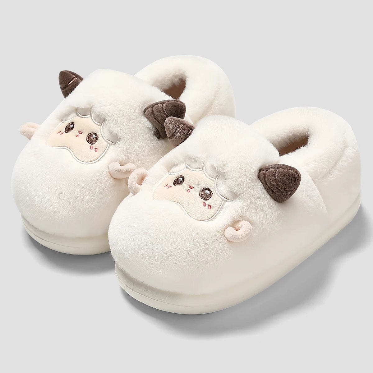 Chausson mignon animaux Blanc / 35-36