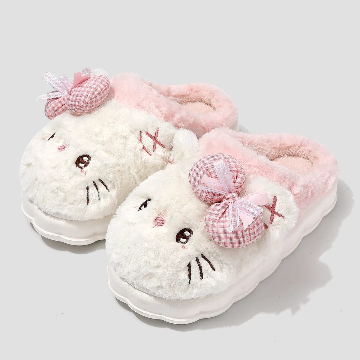 Chausson mignon chat Rose / 35-36