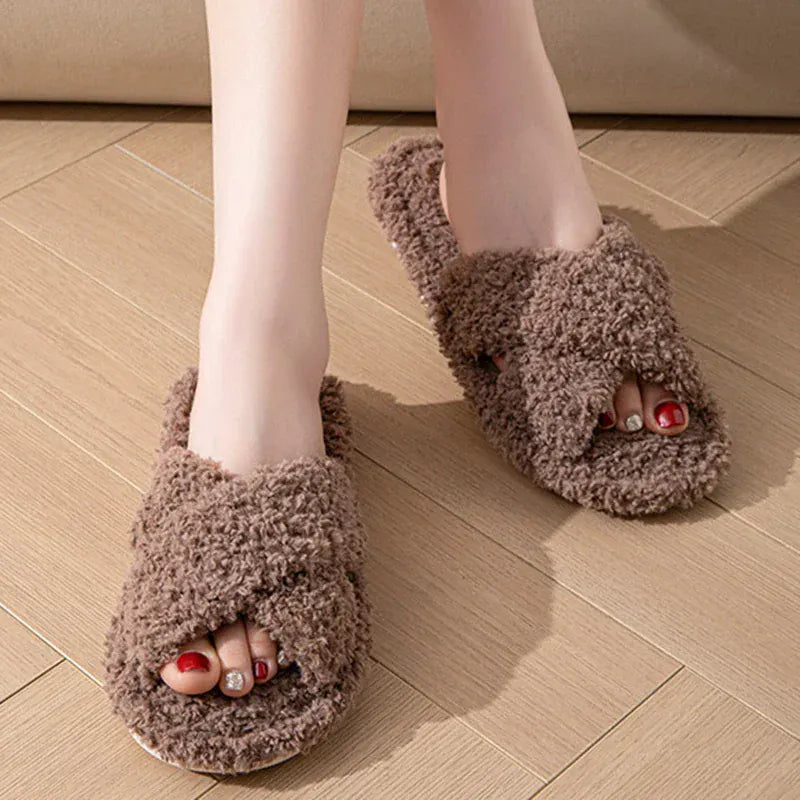 Chausson moumoute femme