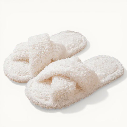 Chausson moumoute femme Blanc / 35-36