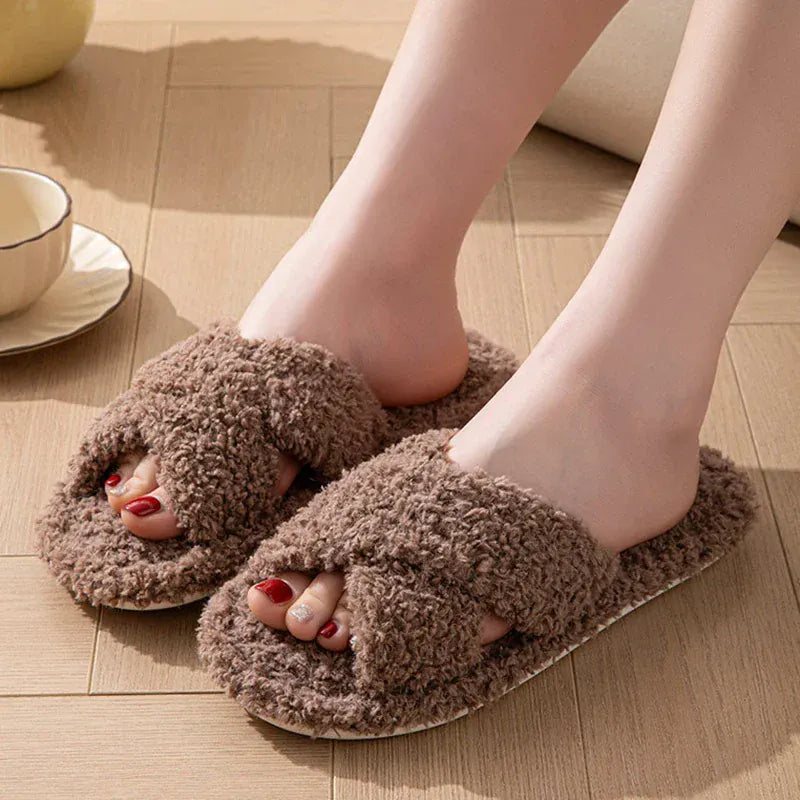 Chausson moumoute femme