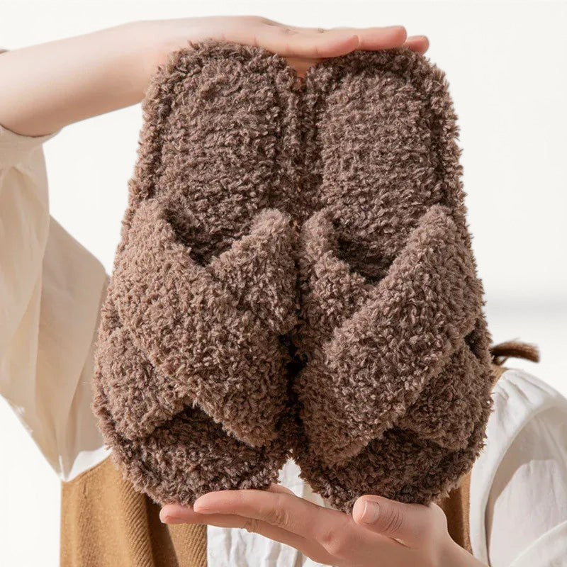Chausson moumoute femme