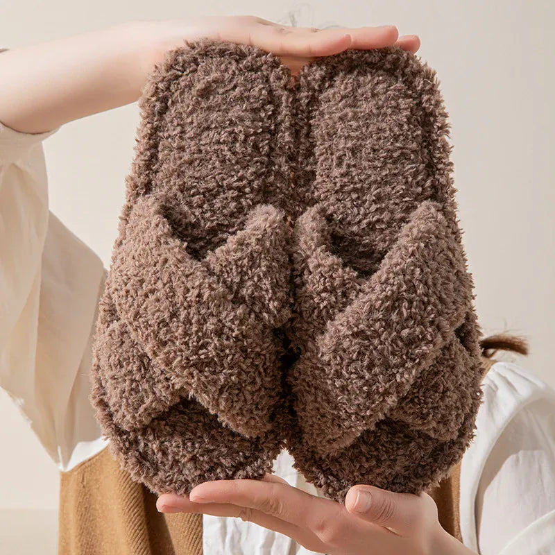 Chausson moumoute femme