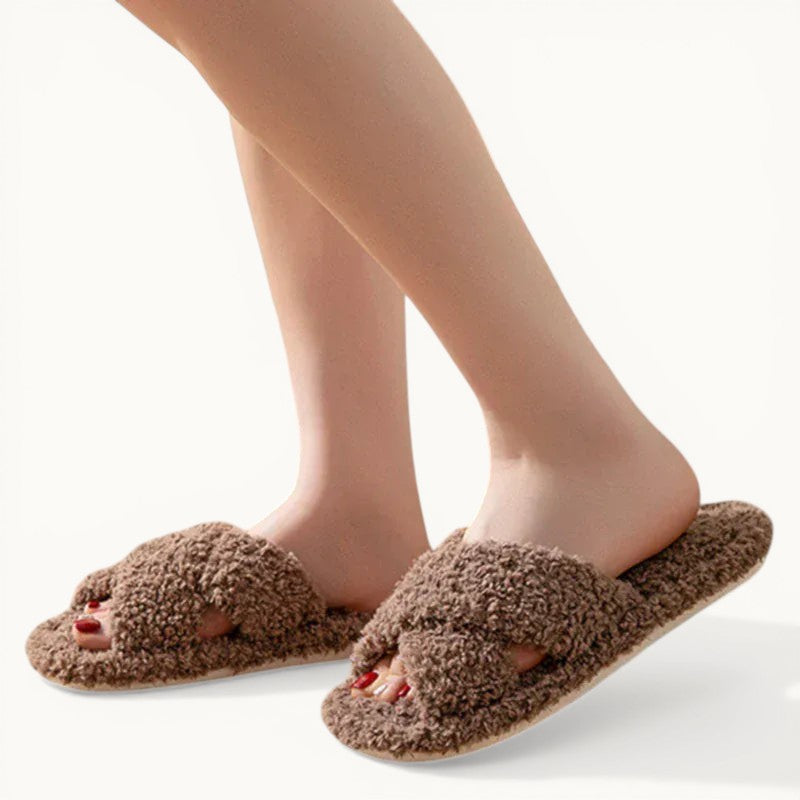 Chausson moumoute femme