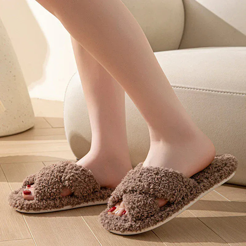 Chausson moumoute femme