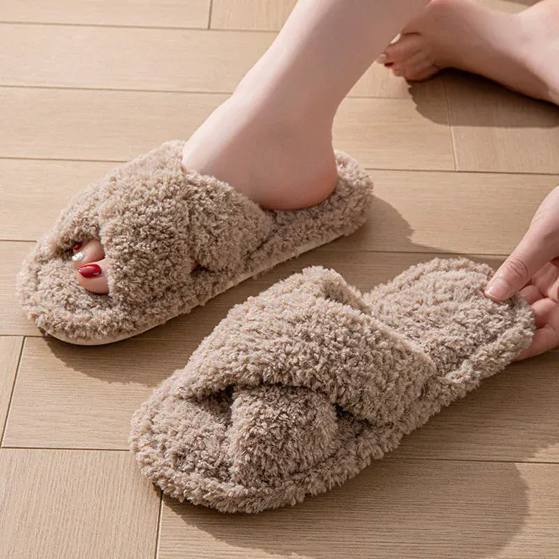 Chausson moumoute femme