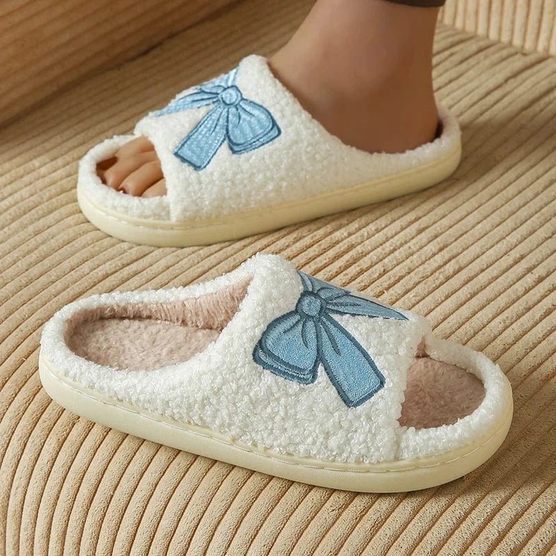 Chausson moumoute femme - Noeud