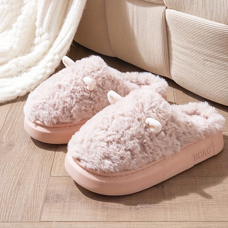 Chausson moumoute - Zoreil Rose / 35-36