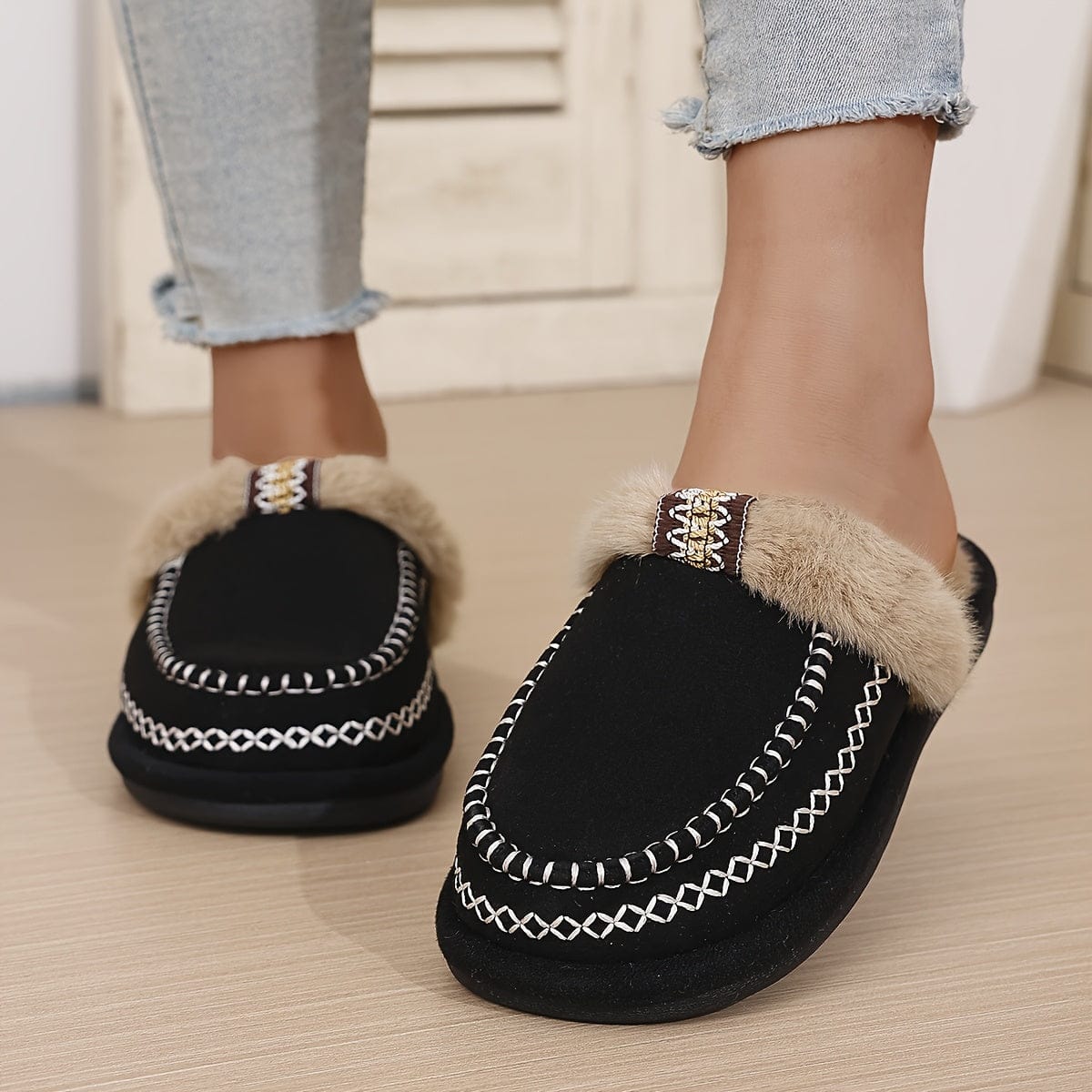 Chausson mule - Wint Noir / 35-36