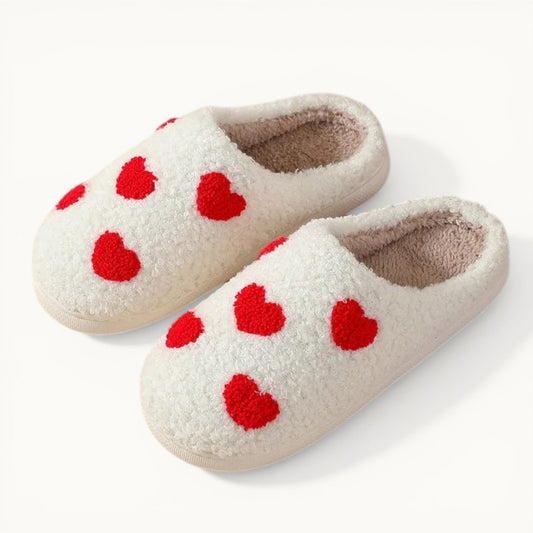 Chausson Multi-Cœur rouge Blanc / 36-37