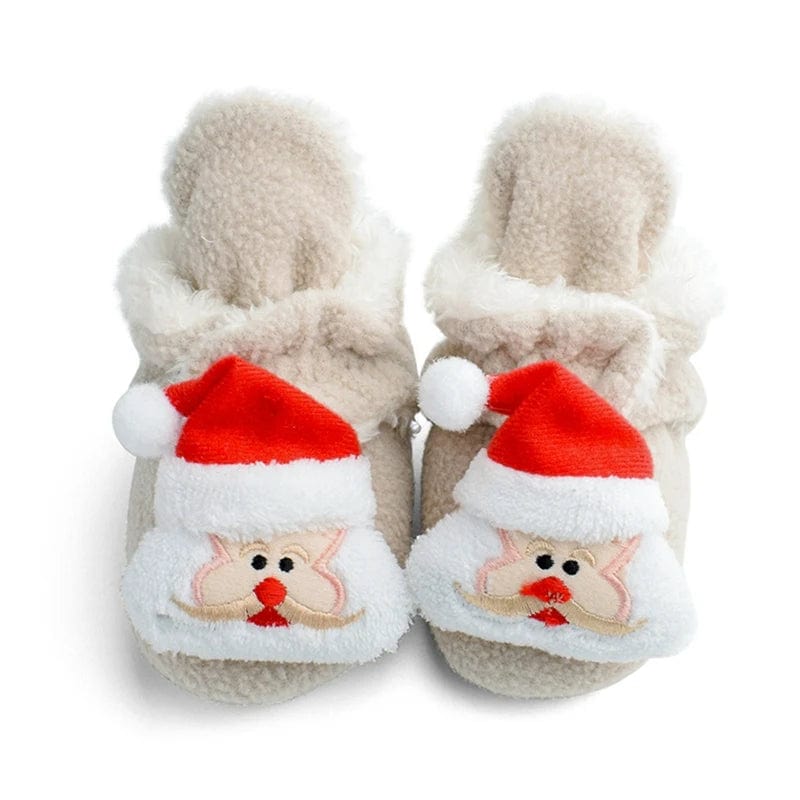 Chausson Noël bébé Blanc / 16-17