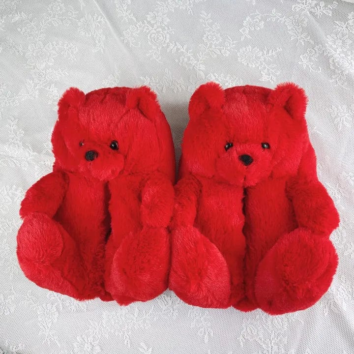 Chausson Nounours Rouge / 35