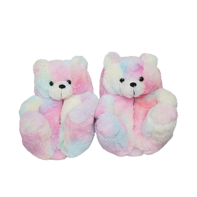 Chausson Nounours Bleu/Rose / 35