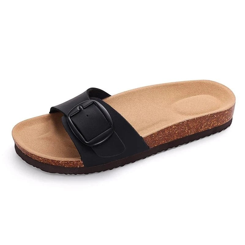Chausson orthopédique été Noir / 35-36