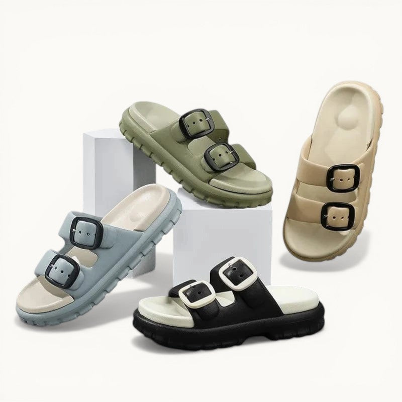 Chausson ouvert femme | Confort et légèreté