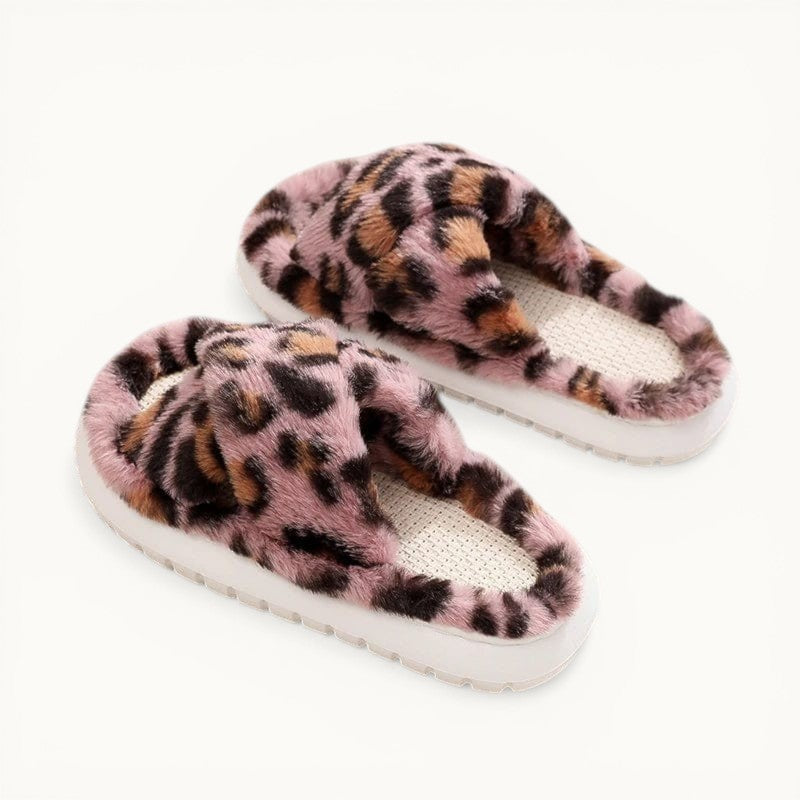 Chausson Ouvert pour Femme Rose/Noir / 36-37