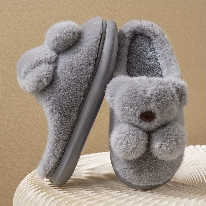 Chausson peluche Gris / 38-39