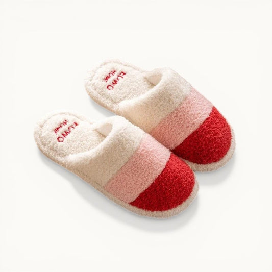 Chausson peluche - Eowo Rouge / 34-35
