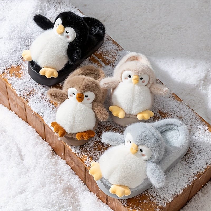 Chausson peluche - Pinguin