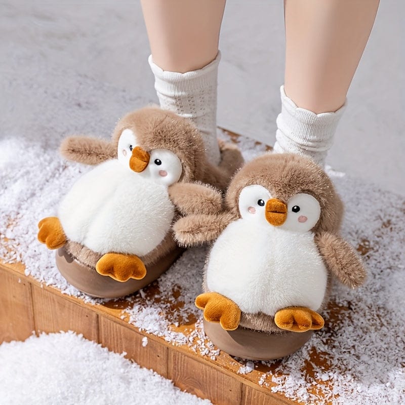 Chausson peluche - Pinguin