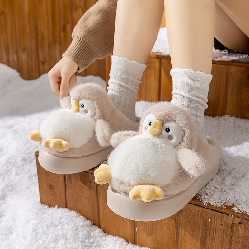 Chausson peluche - Pinguin