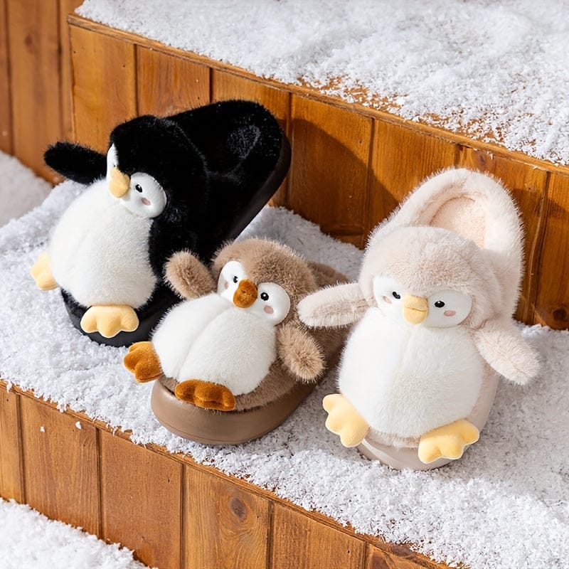 Chausson peluche - Pinguin