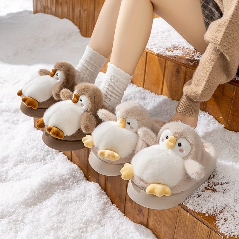 Chausson peluche - Pinguin