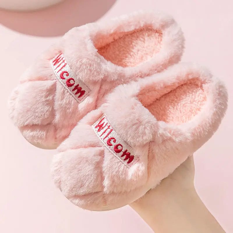 Chausson polaire enfant Rose / 20-21