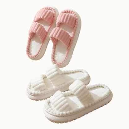 chausson polaire femme