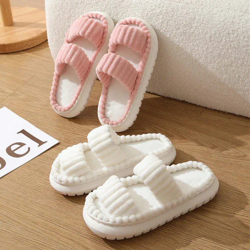 chausson polaire femme