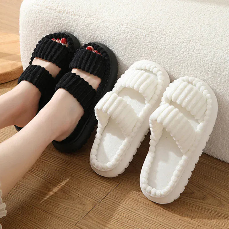 chausson polaire femme