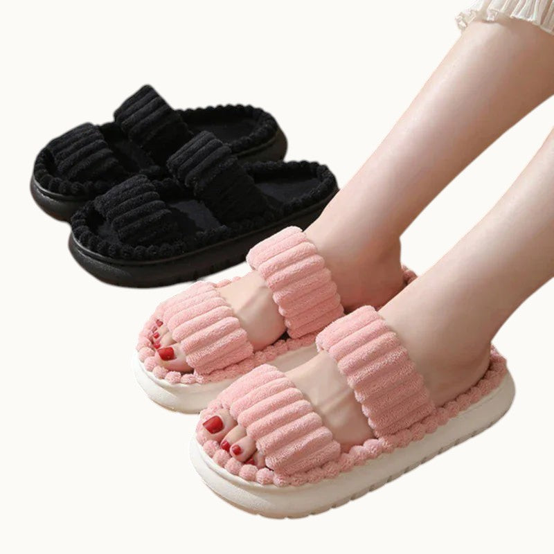 chausson polaire femme