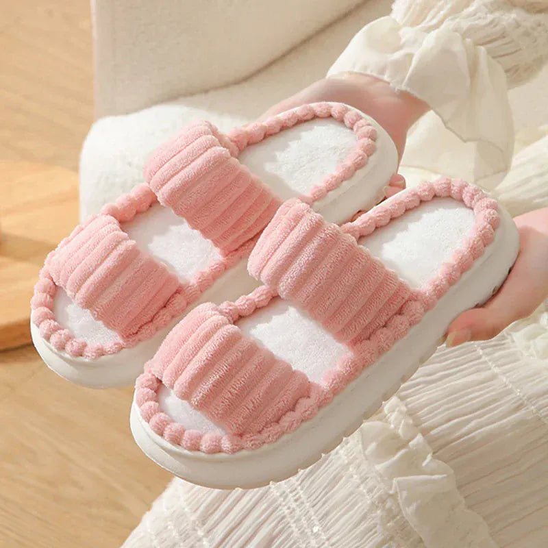 chausson polaire femme