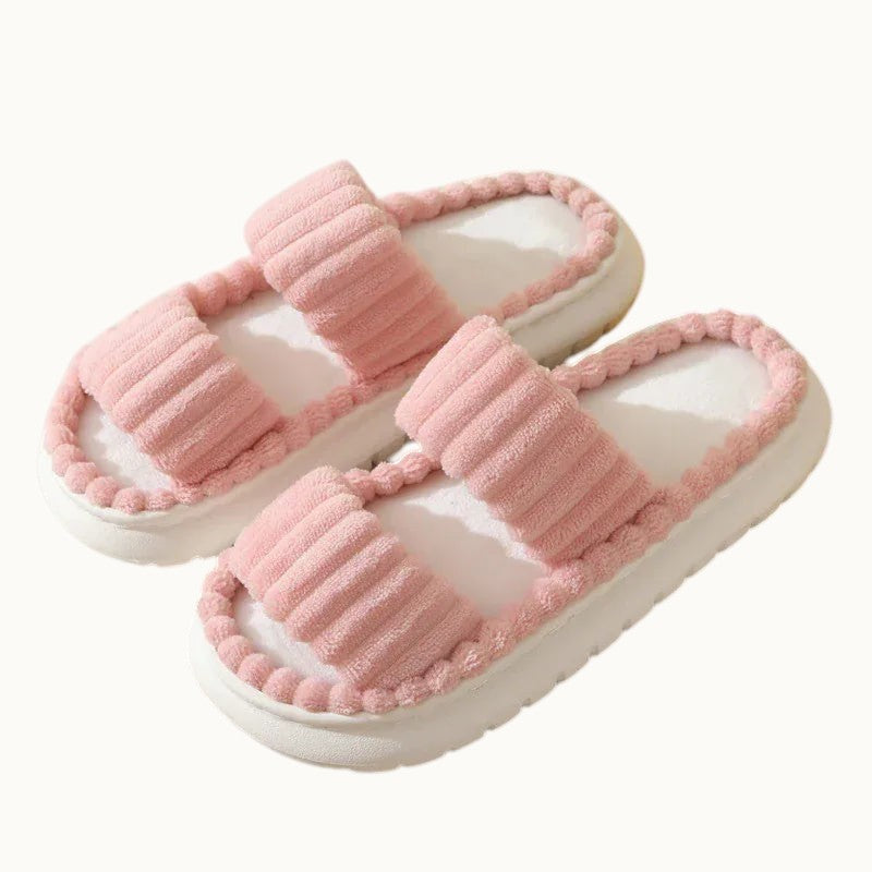 chausson polaire femme Rose / 35-36