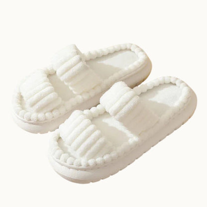 chausson polaire femme Blanc / 35-36