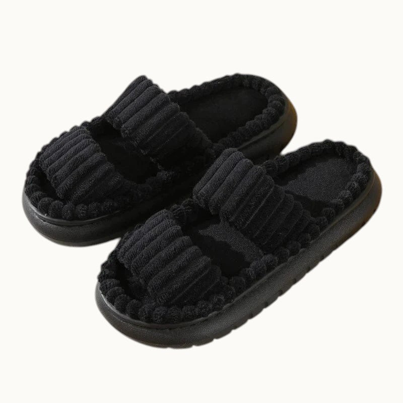 chausson polaire femme Noir / 35-36