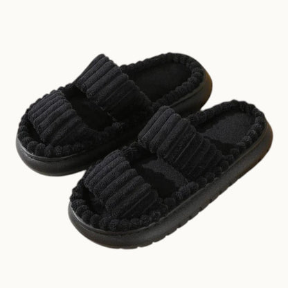 chausson polaire femme Noir / 35-36