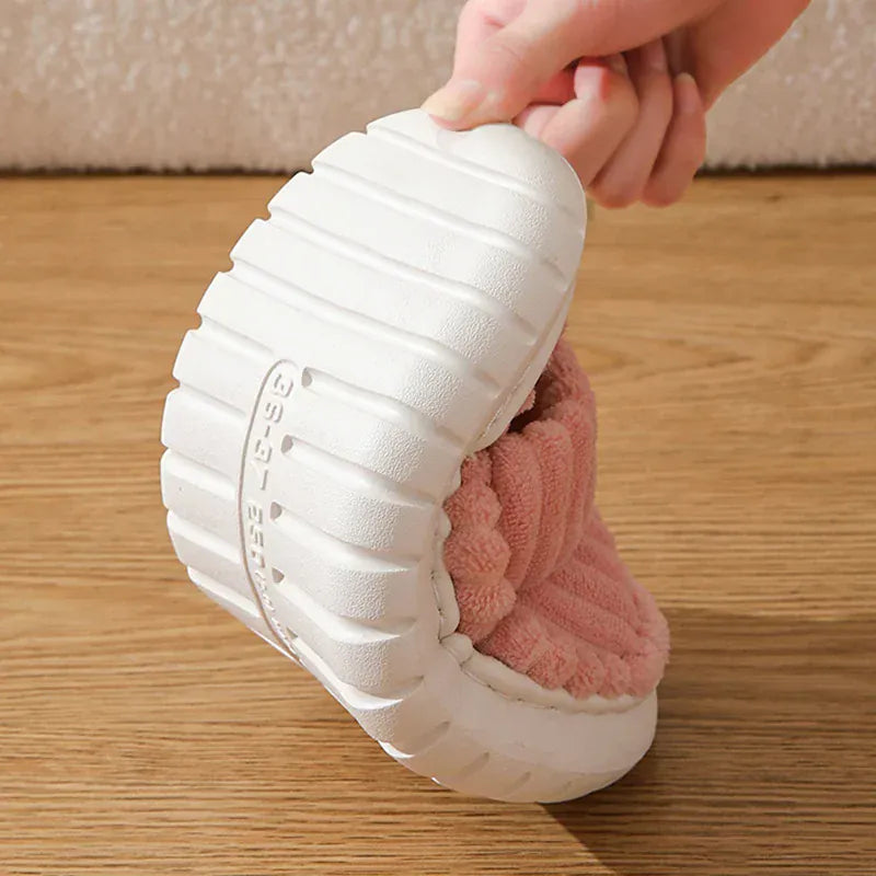 chausson polaire femme