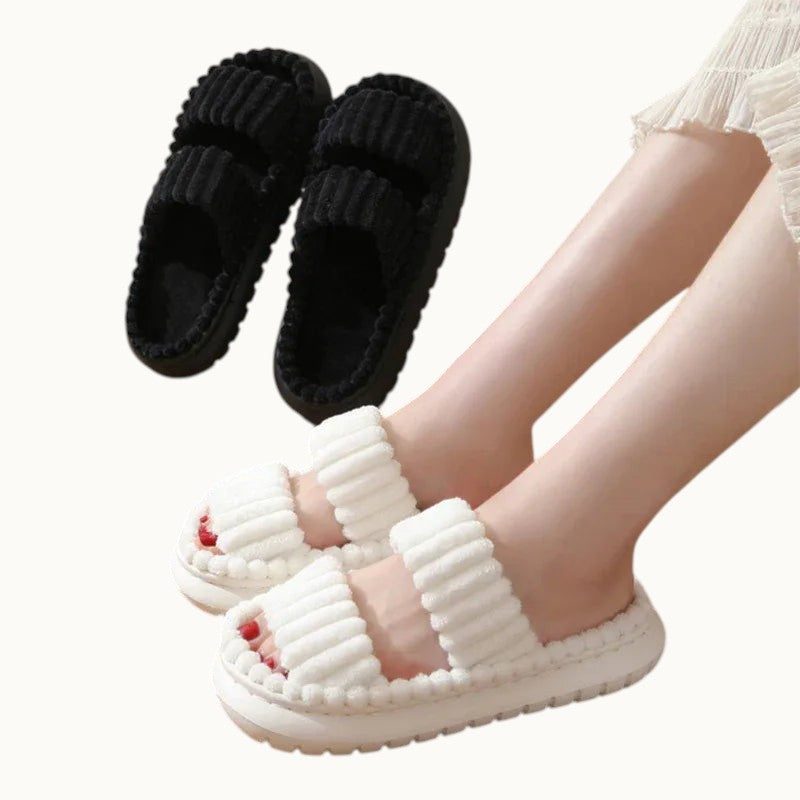 chausson polaire femme