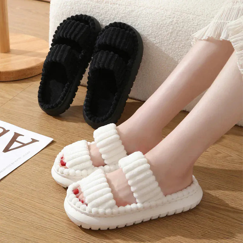 chausson polaire femme