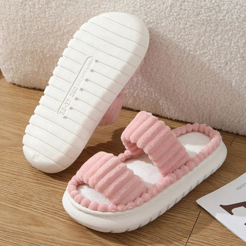 chausson polaire femme