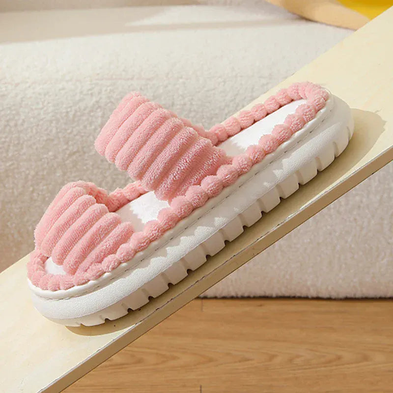 chausson polaire femme