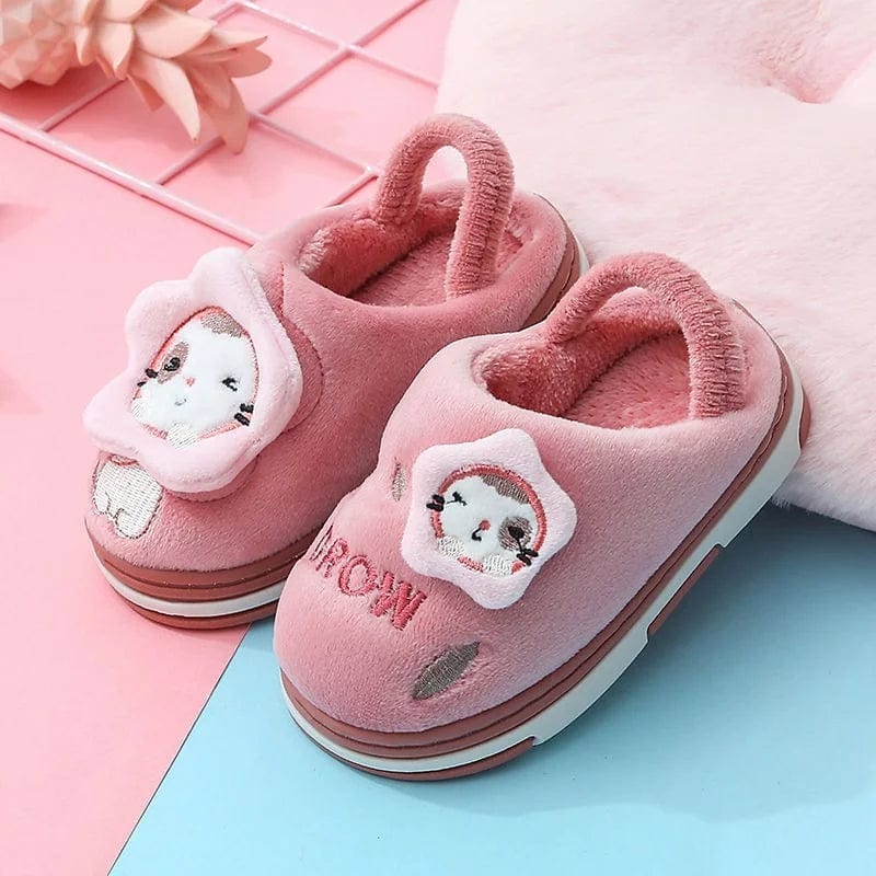 Chausson polaire kawaii Rose / 19-20