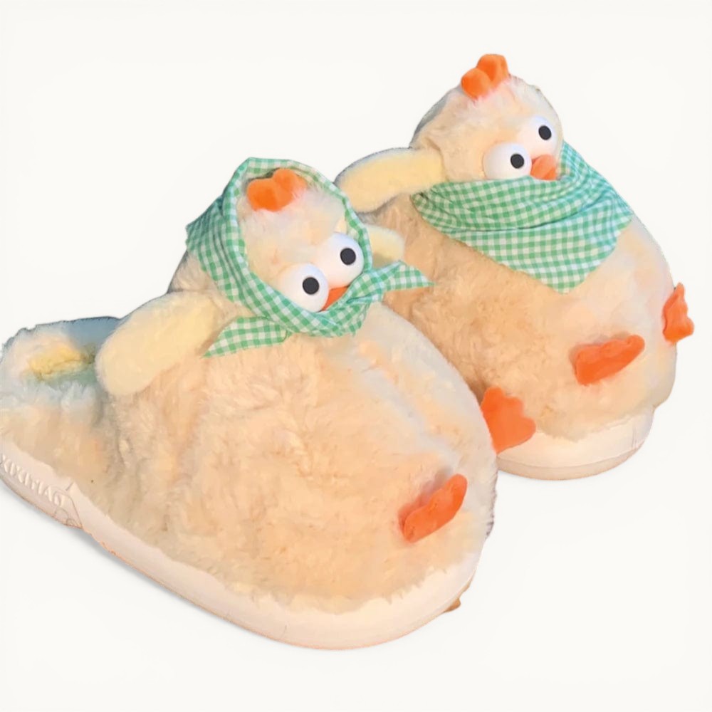 Chausson poule Crème / 36-37