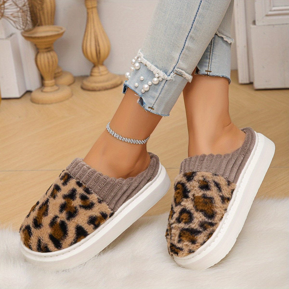 Chausson pour femme - Lepo Marron / 36-37